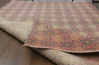 Handmade Vintage Area Rug - Thumbnail