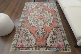 Handmade Vintage Area Rug - Thumbnail