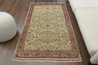 Handmade Vintage Area Rug - Thumbnail