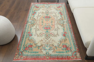 Handmade Vintage Area Rug - Thumbnail