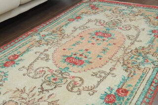 Handmade Vintage Area Rug - Thumbnail