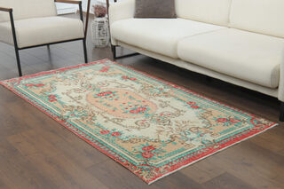 Handmade Vintage Area Rug - Thumbnail