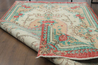 Handmade Vintage Area Rug - Thumbnail