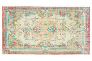 Handmade Vintage Area Rug - Thumbnail