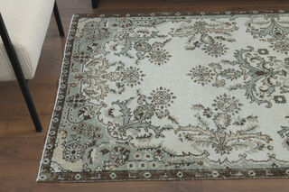 Light Blue Vintage Area Rug - Thumbnail