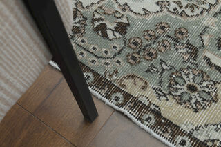 Light Blue Vintage Area Rug - Thumbnail