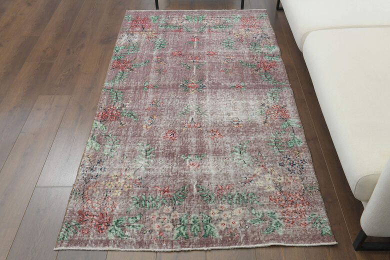 Handmade Vintage Anatolian Area Rug
