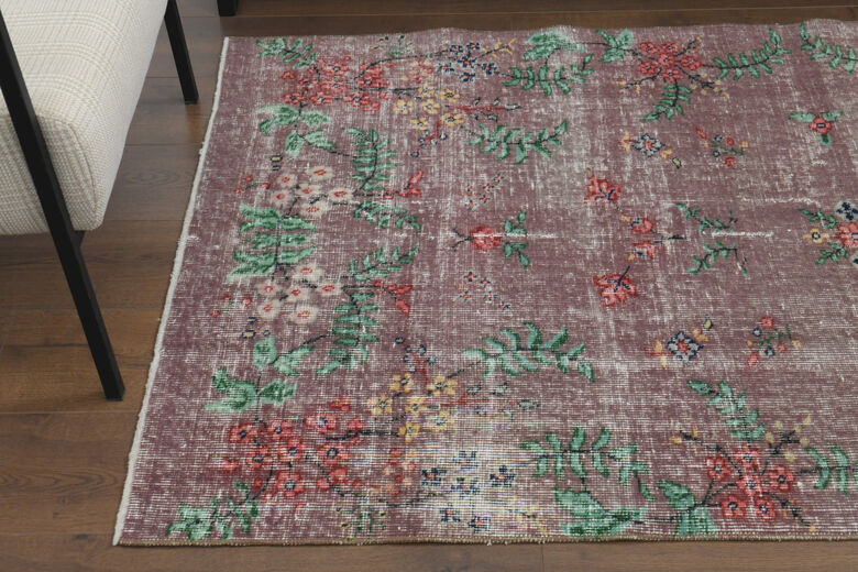 Handmade Vintage Anatolian Area Rug