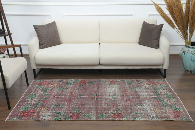 Handmade Vintage Anatolian Area Rug