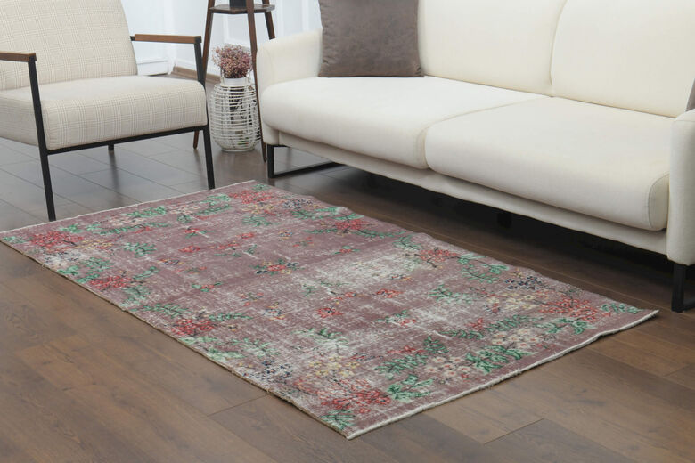 Handmade Vintage Anatolian Area Rug