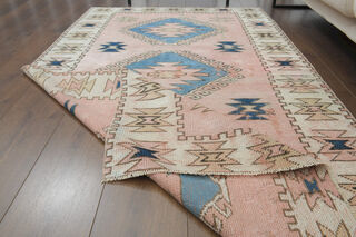 Handmade Vintage Area Rug - Thumbnail