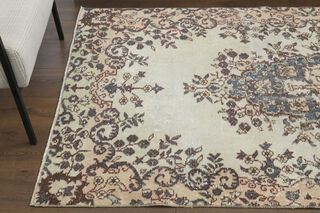 Handmade Vintage Area Rug - Thumbnail