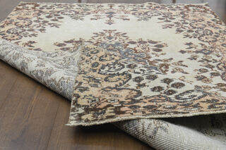 Handmade Vintage Area Rug - Thumbnail