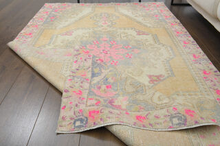 Handmade Vintage Area Rug - Thumbnail