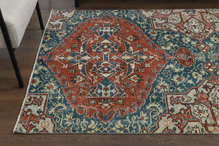 Handmade Vintage Area Rug - Thumbnail