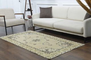 Handmade Vintage Area Rug - Thumbnail