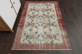 Handmade Vintage Area Rug - Thumbnail