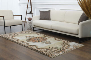 Handmade Vintage Area Rug - Thumbnail