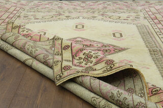 Beige Pink Neutral Vintage Area Rug - Thumbnail