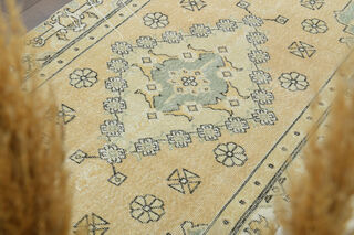 Neutral Turkish Vintage Rug - Thumbnail