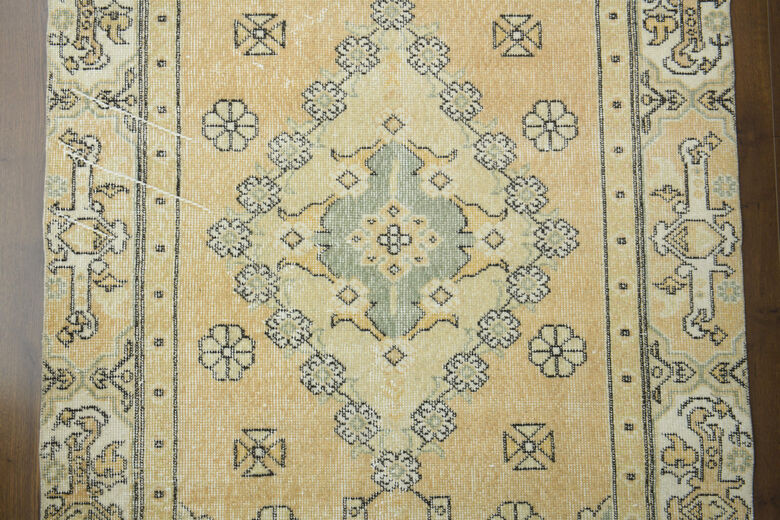 Neutral Turkish Vintage Rug