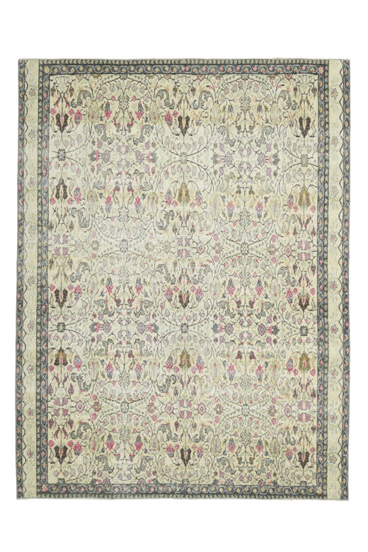 Unique Vintage Floral Rug