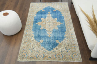 Blue Vintage Rug - Thumbnail