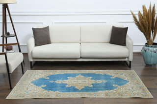 Blue Vintage Rug - Thumbnail