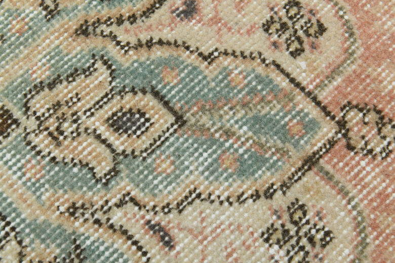 Distressed Oriental Vintage Rug