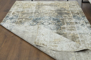 Distressed Vintage Turkish Rug - Thumbnail