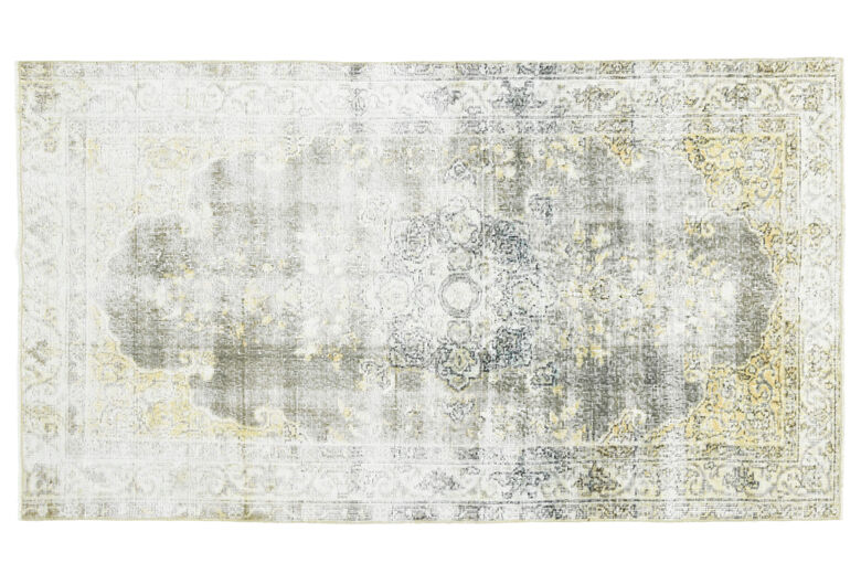 Distressed Vintage Turkish Anatolian Rug