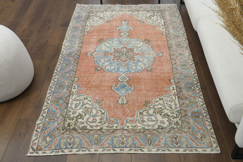 Handmade Anatolian Vintage Area Rug