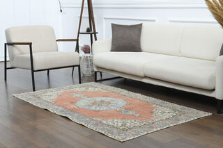 Handmade Anatolian Vintage Area Rug - Thumbnail