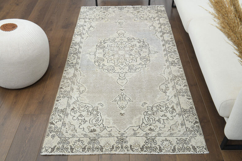 Unique Pastel Vintage Anatolian Rug