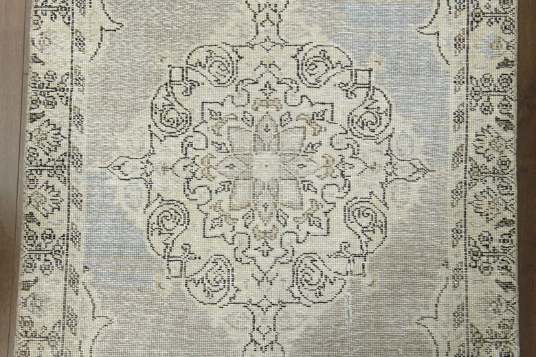 Unique Pastel Vintage Anatolian Rug