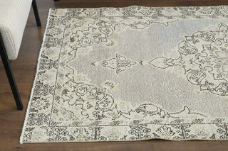 Unique Pastel Vintage Anatolian Rug - Thumbnail