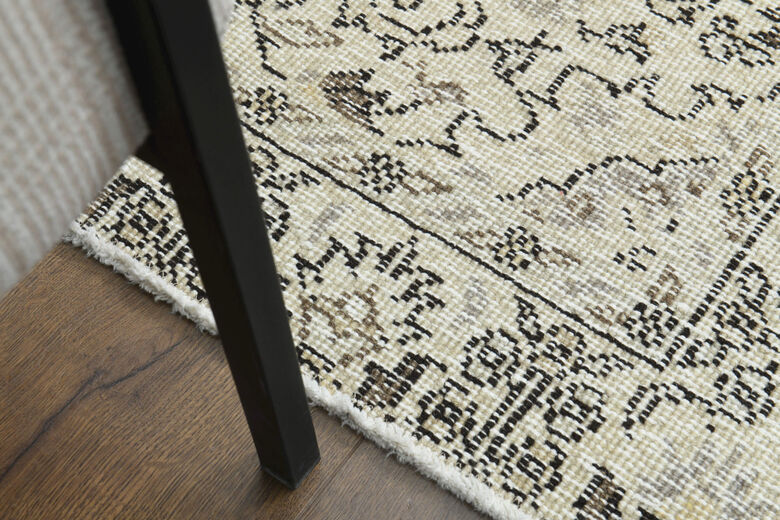 Unique Pastel Vintage Anatolian Rug
