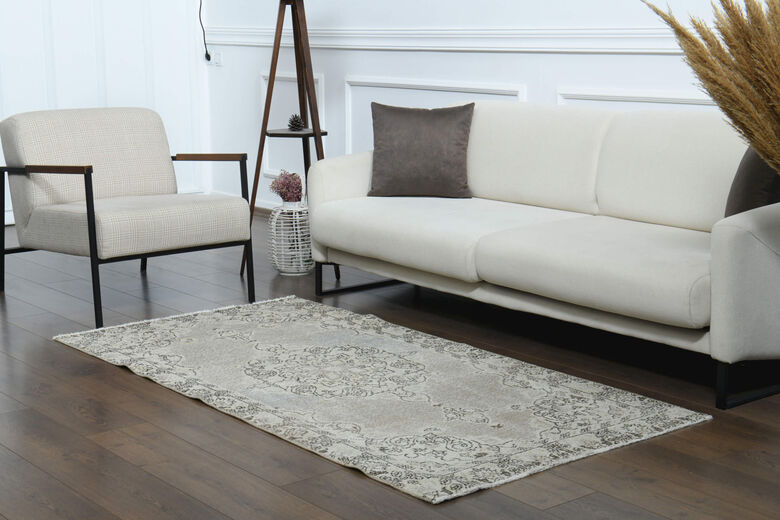 Unique Pastel Vintage Anatolian Rug