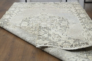 Unique Pastel Vintage Anatolian Rug - Thumbnail