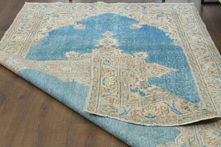 4x7 Oriental Vintage Oushak Rug - Thumbnail