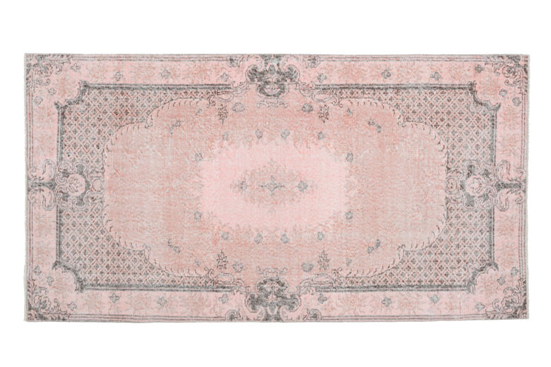 4x7 Pink Vintage Rug