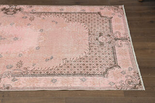 4x7 Pink Vintage Rug - Thumbnail