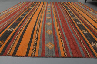 Handmade Vintage Kilim Rug - Thumbnail