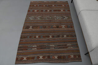 Hand Knotted Small Kilim Rug - Thumbnail