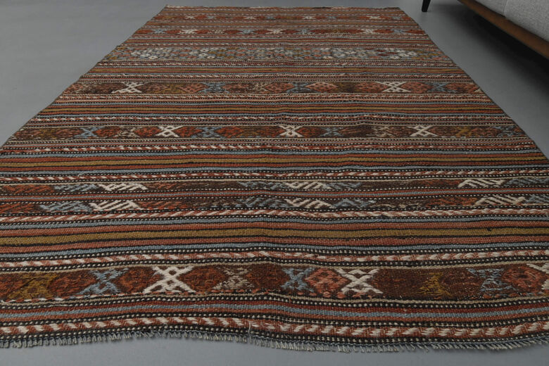 Hand Knotted Small Kilim Rug