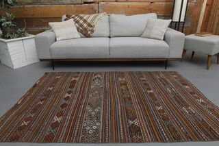 Hand Knotted Small Kilim Rug - Thumbnail