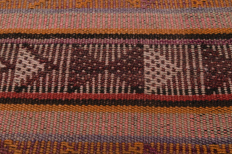 Turkish Striped Kilim Rug