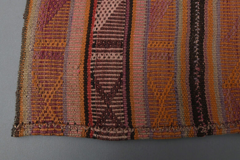 Turkish Striped Kilim Rug