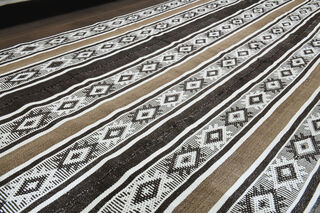 Striped Vintage Kilim Rug - Thumbnail