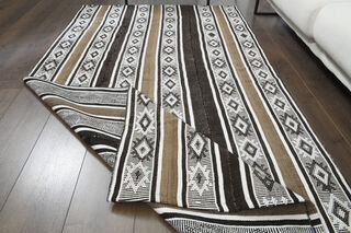 Striped Vintage Kilim Rug - Thumbnail